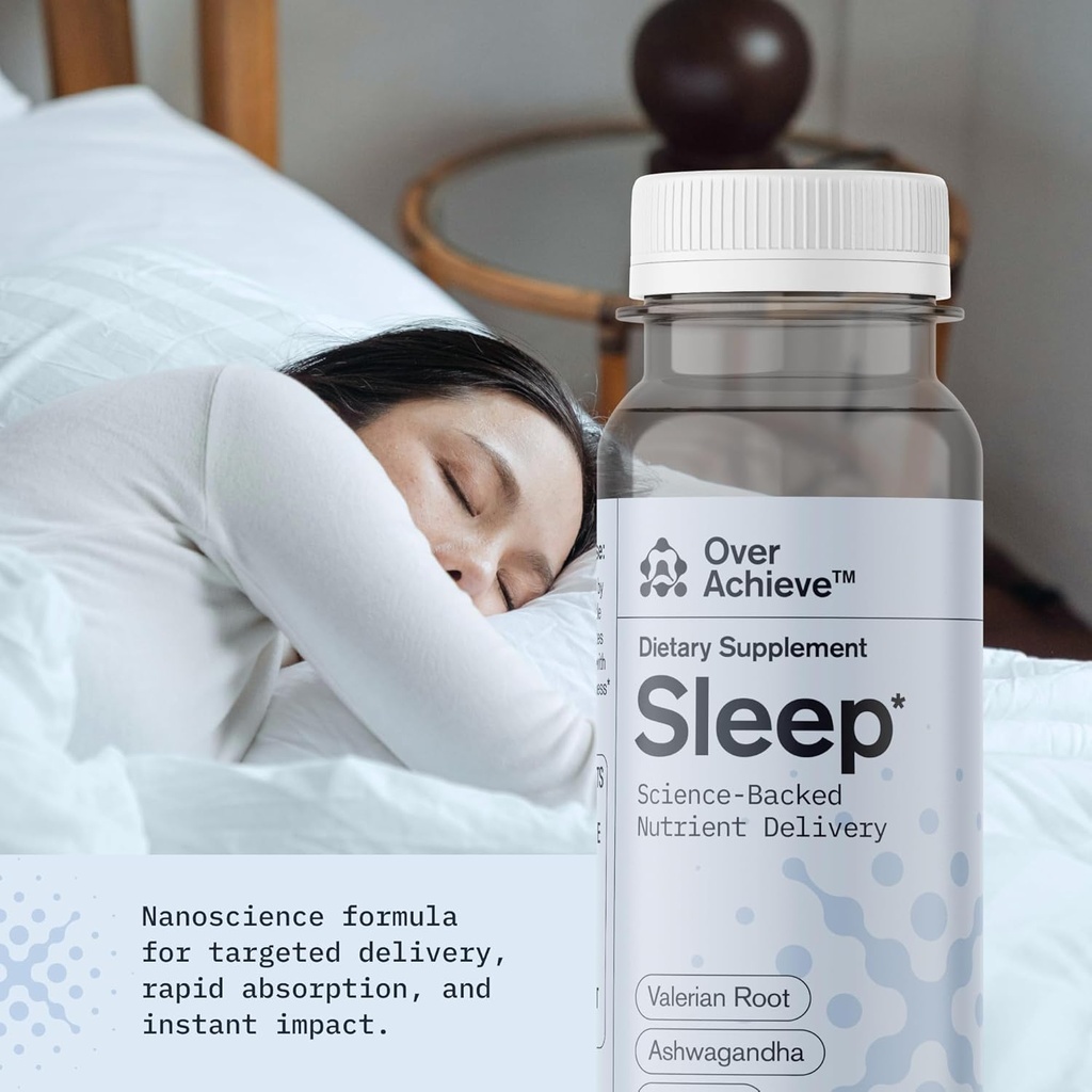 Supplement Variety Pack met geavanceerde Nanoscience Technology, 3 Pack, Stress Calming Relax Drink, Slaaphulp Drink, Mushroom Supplement Drink, 2 oz Shot