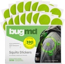 BugMD Squito Stickers Muggenafstotende Patch Stickers voor volwassenen (390 Patches), Veilige en effectieve Insectafstotende Patches voor peuters, kinderen, Camping, Strand & Outdoor Essentials