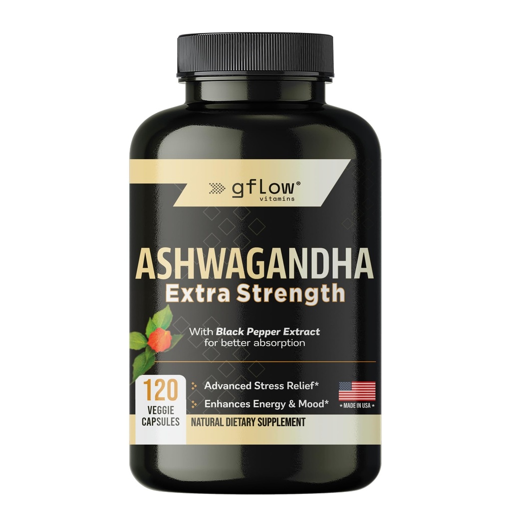 Ashwagandha supplementen voor vrouwen en mannen 6000mg 