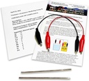 Fil de générateur d'argent colloïdal 99,99 % Pure 12-Gauge (0.08 in./2.06 mm) Ensemble de (2) tiges de 4 pouces + mini/générateur de voyage - Comprend fils + instructions complètes