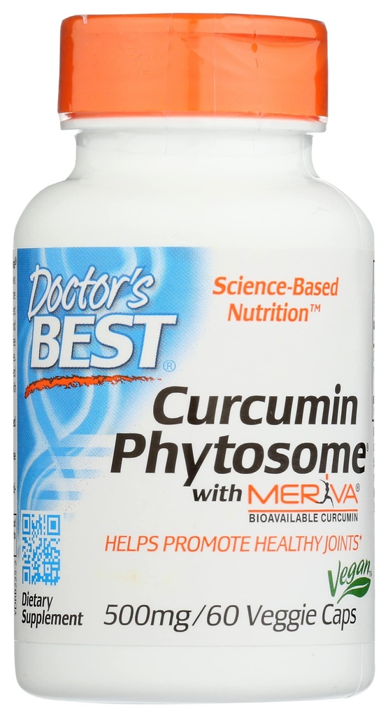 Artsen Beste Curcumine Phytosome met Meriva, Non-GMO, Vegan, 60 Veggie Capsule (verpakking van 1)