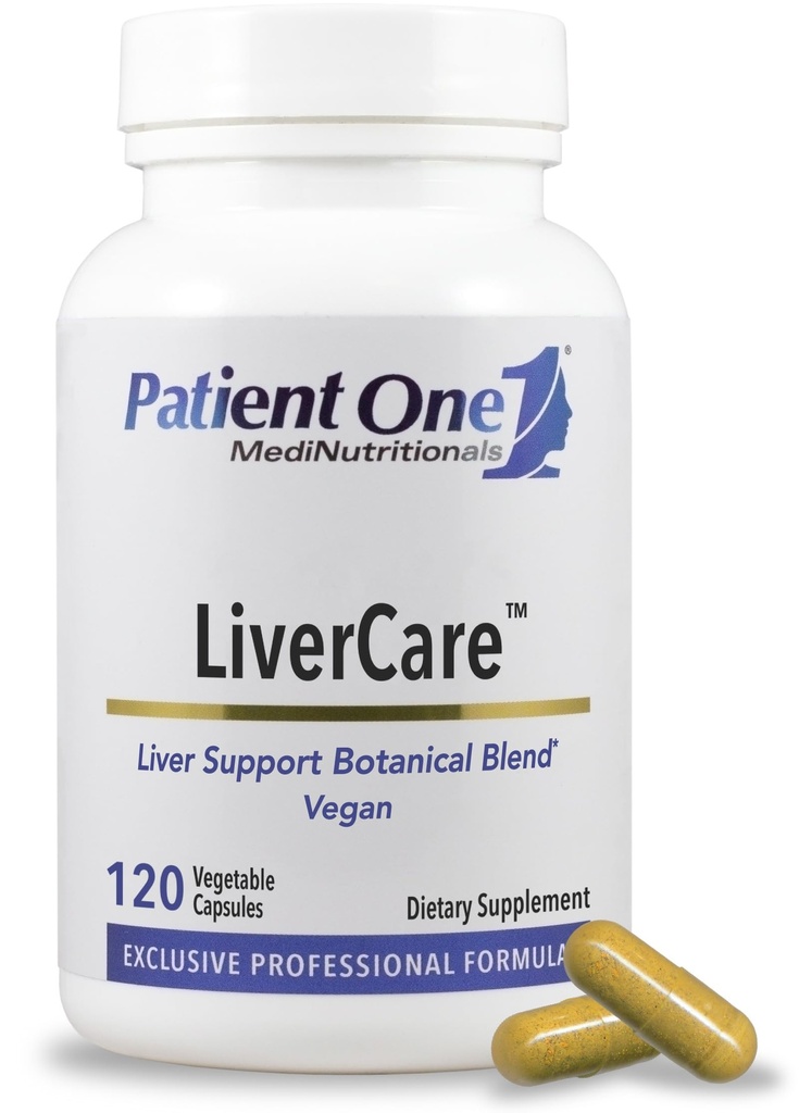 Patient One LiverCare Supplement ter ondersteuning van de gezondheid van de lever* 