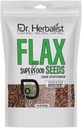 Dr. HERBALIST Vlas Zaden 400g,Linum Usitatissimum,Alsi Zaden, Super Food, Essential Omega Fatty Acids, Hoog in plantaardige eiwitten, en vezel, voor Smoothies, Bakken, voor een gemakkelijke spijsvertering en absorptie