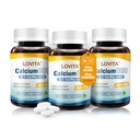 Lovita Calcium citraat 800 mg met magnesium, vitamine D3 & K2, botsterkte en dichtheidssupplement voor vrouwen en mannen, ondersteunt tanden, immuungezondheid, glutenvrij, niet-GMO, 360 Vegan tabletten