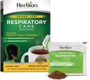 HERBION Naturals Respiratory Care Herbal Granulaat 10 Ct, voor het hele gezin, gezonde ademhalingsfunctie, Verlicht Hoest, 10 Telling, Pak van 1