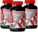 Body Detox Supplement - Full Body Detox and Cleanse Complex 920 MG - red Clover Formula - 3 flessen 300 capsules