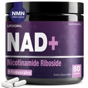 Supplément NAD - Résvératrol nicotinamide riboside 900mg, Supplément NAD liposomique pour les femmes et les hommes, NAD Plus Pure Organic