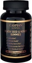 Black Seed & Honing Gummies with Biotin & Vitamin C, Organic, Non-GMO, 2% TQ, 60 Gummies
