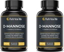 Urinetrekinfectie Behandelingen D Mannose 1000mg Capsules - D-Mannose & Cranberry Pillen met Hibiscus Extract - Sterk urinetrek gezondheid