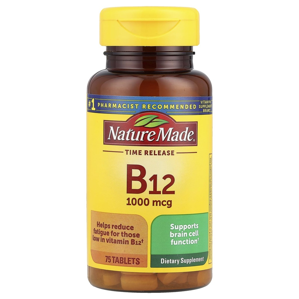 Nature Made, Vitamine B-12 1000 mg, 75 st