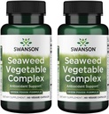 Swanson Seaweed plantaardige complex 60 Veg capsules (2 verpakkingen)