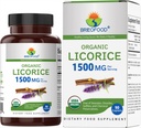 Brieofood Biologische Licorice 1500mg, 45 porties, Vegetarisch, Glutenvrij, 90 Vegetarische tabletten