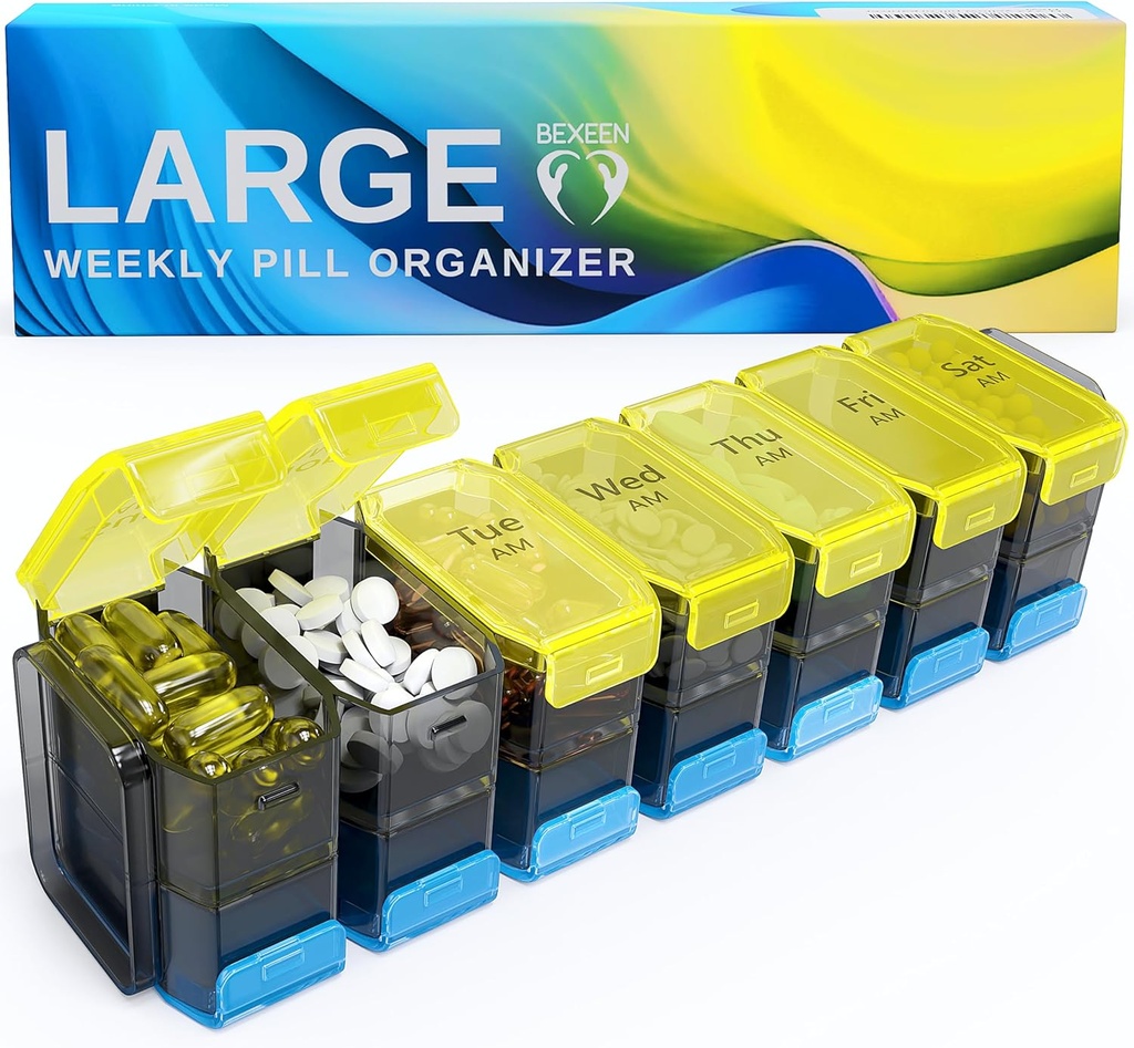 Extra grote pil Organizer 2 keer per dag 