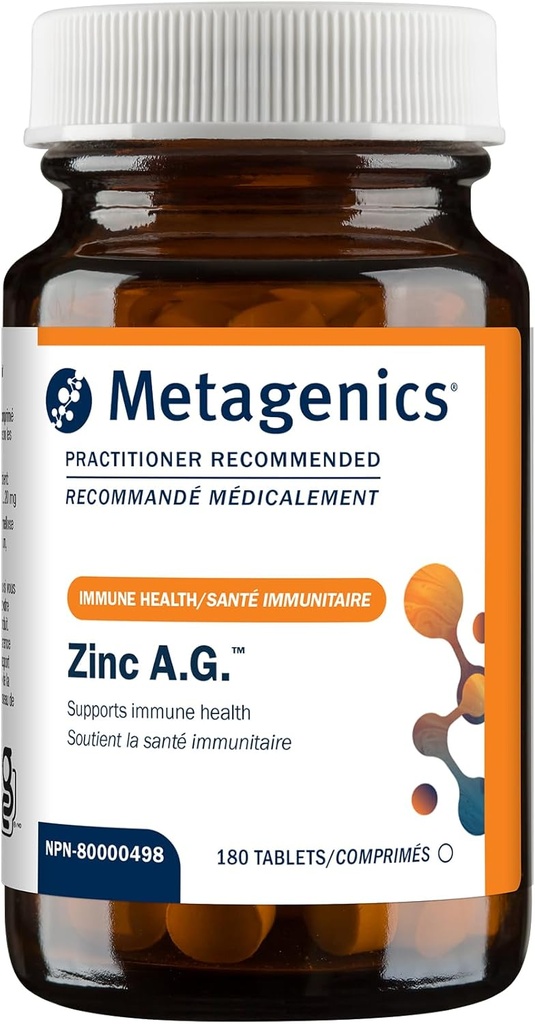Metagenics Zink A.G. Tablets, 180 Tel.
