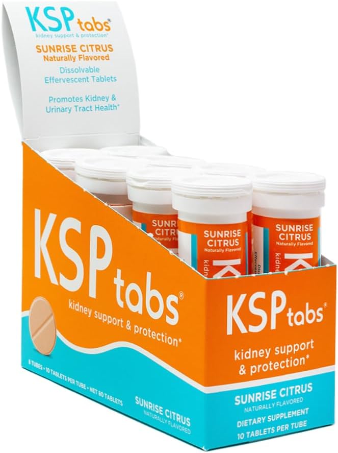 Zonsopgang Citrus Alle natuurlijke hydratatie en niergezondheid Supplement ter bestrijding van Calcium Oxalaat Crystal Formation, 80 tabletten
