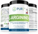 PURE L-Arginine+ L- Arginine+, L- Arginine L Citrulline CoQ10 en meer! Ondersteuning voor bloeddruk, cholesterol, energie, bloedstroom, spierontwikkeling en meer (Tropische Mango)