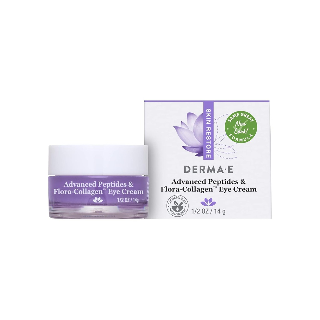 Derma E Advanced Peptides en Vegan Flora-Collagen Eye Cream 