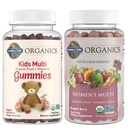 Jardin de la vie Des enfants biologiques & Vitamines gommy pour femmes, cerise et baie, 120 comtes