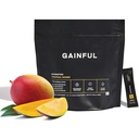 Krachtige Hydration Powder Packets, Cafeïnevrij met Key Electrolytes Magnesium en Natrium, Energie Ondersteuning, Lage Suiker, Tropische Mango, 21 Sticks