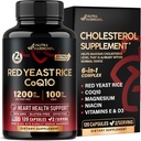 Red Gist Rice 1200 mg met CoQ10 100 mg - met Magnesium 