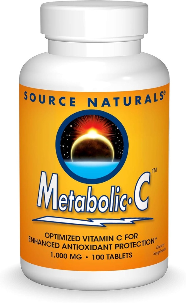 Source Naturals Metabolic C, 1000mg Vitamin C - 100 Tablets