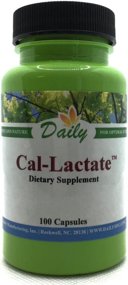 Fabrication quotidienne Lactate de calciumMC 100 gélules
