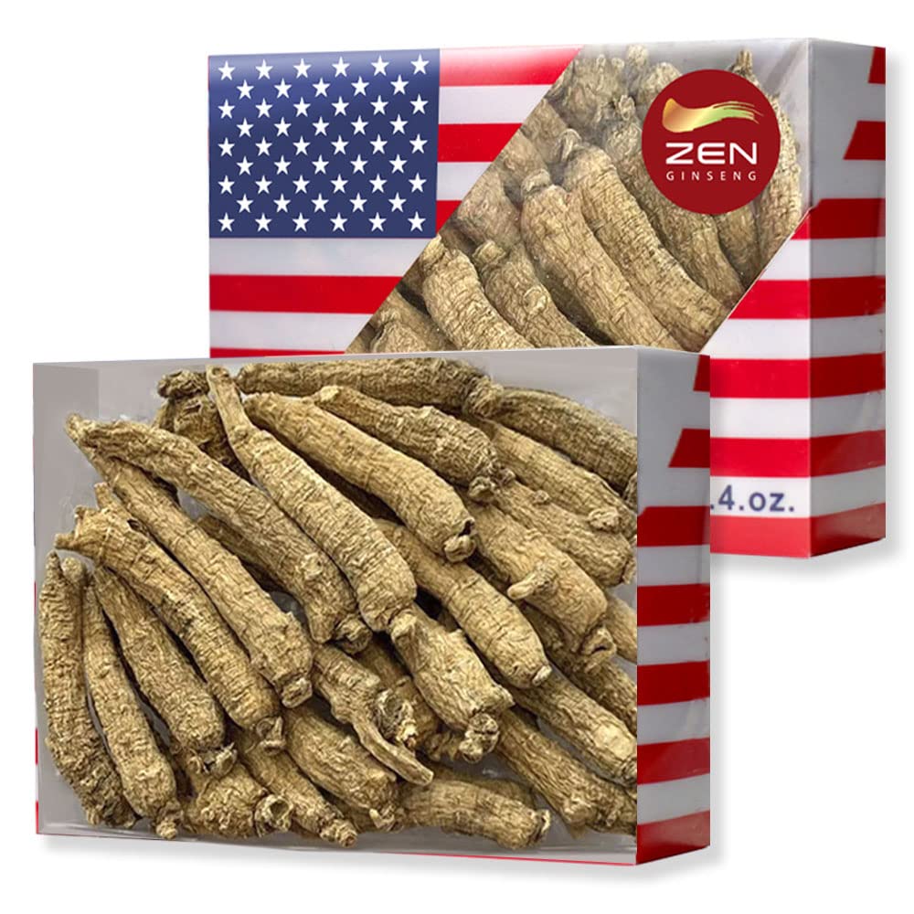 2 Dozen met hand geselecteerde Amerikaanse Ginseng Root-Small Tail (4oz/Box) 