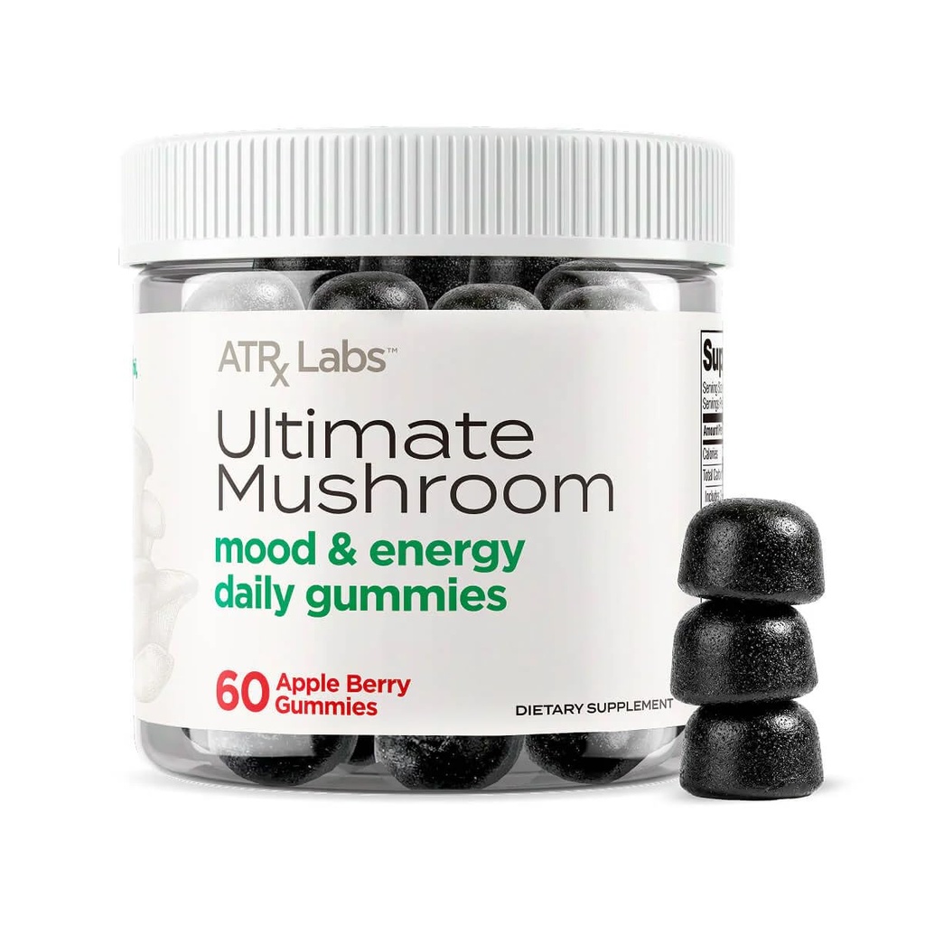 Ultimate Mushroom Daily Gummies - Paddestoelen met Cordyceps, Lion