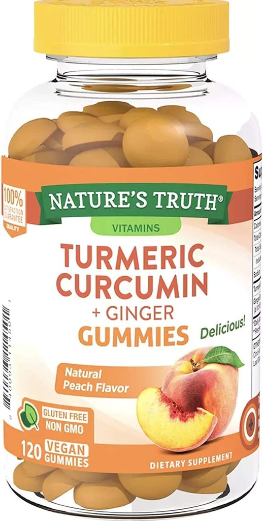 La vérité de la nature Gummies Turcuma, 120 comte