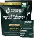 Voeding On The Go Wei Protein Isolaat Verpakkingen met Creatine 