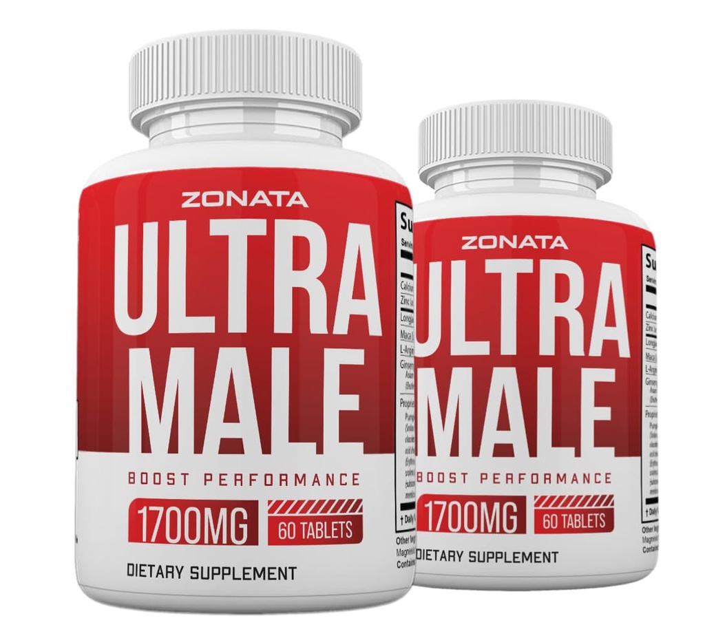 (2 Pack) Ultra mannelijke pillen, Power Ultra mannelijke supplement Geavanceerde Formule, 120 Tellen