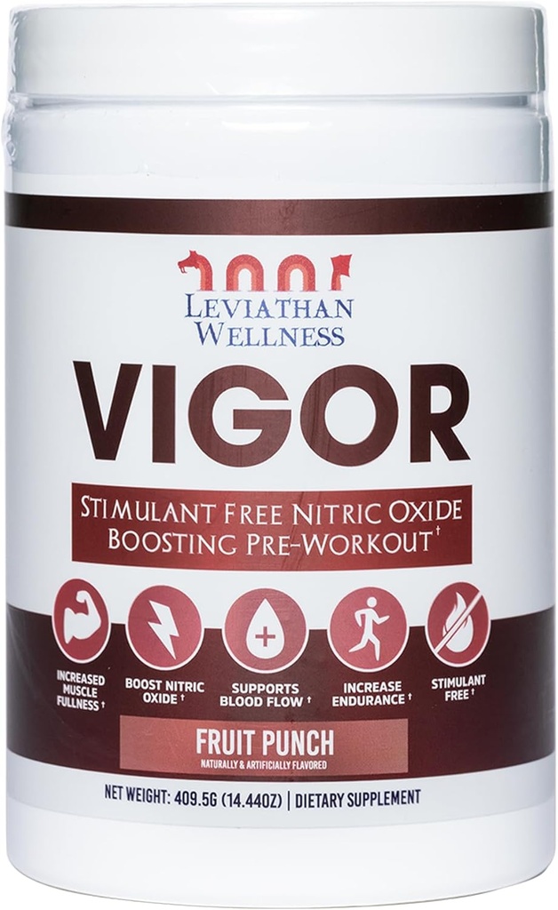 Vigor - Stimulant-Free Nitric Oxidation Pre-Workout Powder 