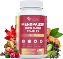 Menopauze supplementen voor vrouwen, 10 miljard CFU Probiotic, 19-in-1 Multivitamine&Ashwagandha Extract, DIM, Hormonale Balance, Ondersteuning Hot Flashes, Nacht Sweats, Mood, Slaap