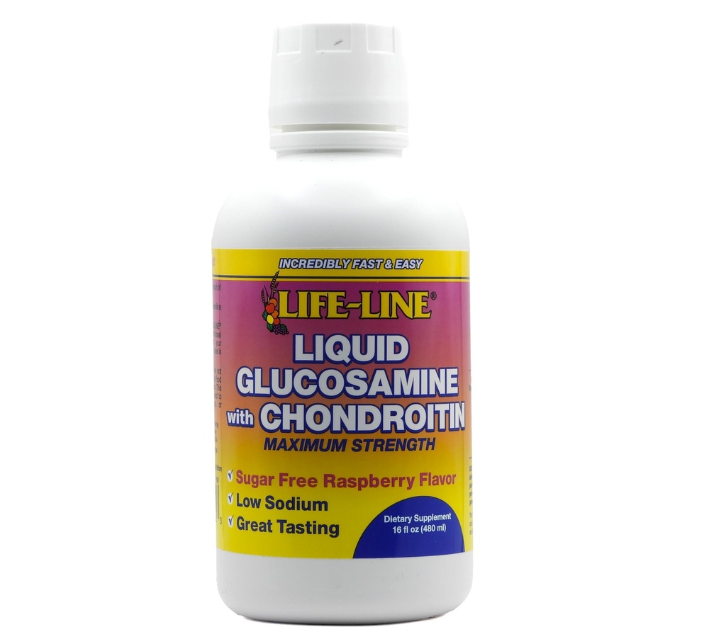 Nature's Blend Glucosamine w/chondroitin Max Strength, Raspberry, 16 oz.