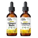 Teinture de racine de gingembre 2 fl oz & Teinture de curcuma 2 fl oz