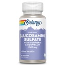 SOLARAY Glucosamine sulfaat 1500mg, gezonde gezamenlijke ondersteuning Supplement, krachtige Connective Tissue en Joint Health Formula met Kurkuma & Boswellia, 60 dagen geld terug garantie, 30 Serv, 60 VegCaps