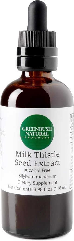 Thistle de lait vert Concentré de 4 oz Extrait liquide