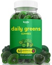 Dagelijks Super Greens Gummy's om energie te verhogen met Moringa, Spirulina, Chlorella, Veggies & Meer 