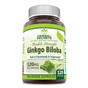 Herbal Secrets Ginkgo Biloba Double Strength Supplement (complément de double résistance) 120 Mg.
