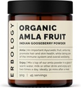 100% Organic Amla Powder 3.2 oz - 45 Serves - Indian Gooseberry - Immunity Support - Huid- en haarregeneratie - Rijk aan vitamine C - Rechtstreeks uit de boerderij in India - Rauw, Veganistisch en Glutenvrij
