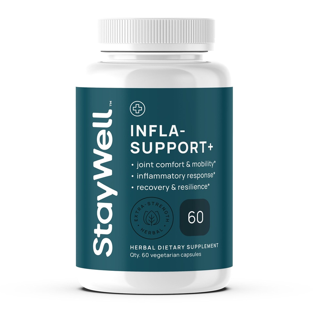 Infla-Support Plus- 750mg Mélange de supplément à base de plantes avec extrait de Curcumine et Ashwagadha, Shatavari, Kavach, Fenugreek, Pippali, Guduchi, Shilajit, Goshura et Sunthi 60ct