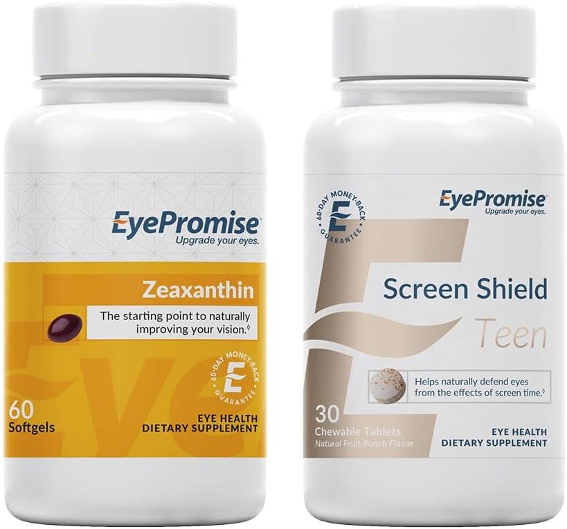 EyePromise Zeaxanthine Oog Vitamine en Schermschild Tiener Kauwbare Oog Vitamine