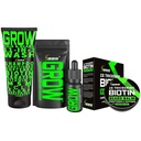 Baardgroei Kit w/ 2X Biotin Baard Balsem voor mannen & snor was + GROEI 11-in-1 Heren Shampoo & Conditioner (Hair Growth Shampoo voor mannen w/Biotin) + GROEI Gezichtsgroei olie (Made in America)