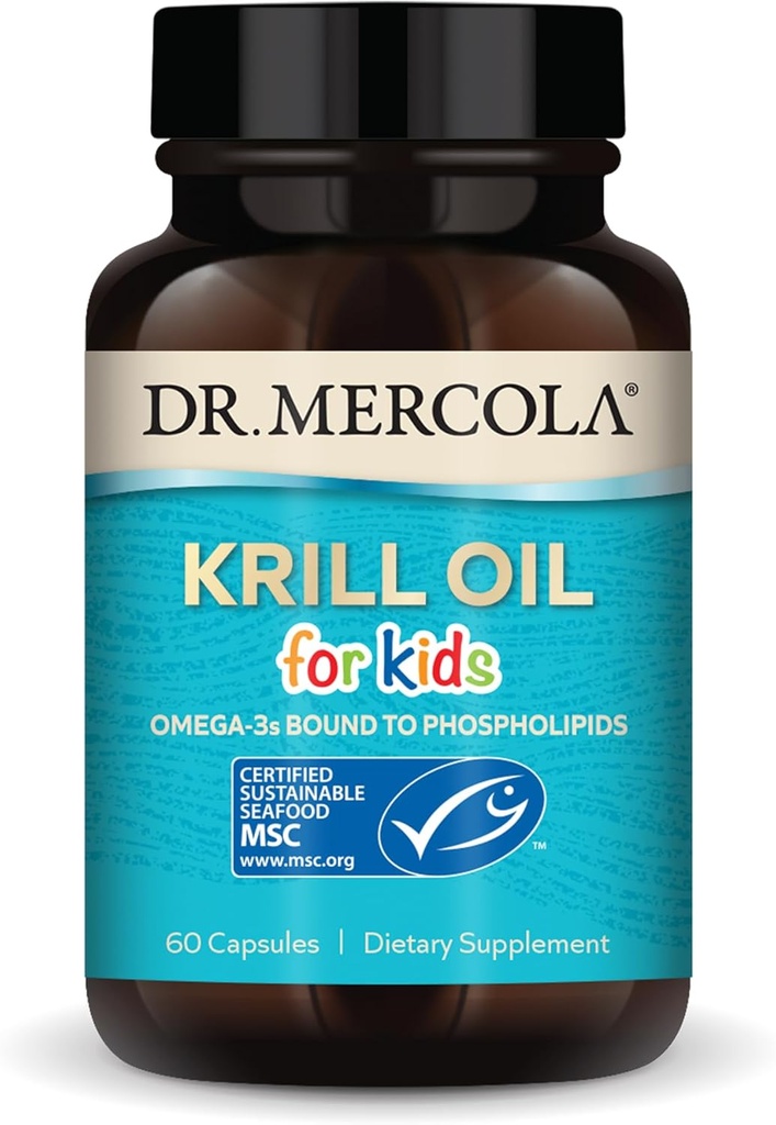 Dr. Mercola Kids Krill Oil Capsules, 60 Tellen