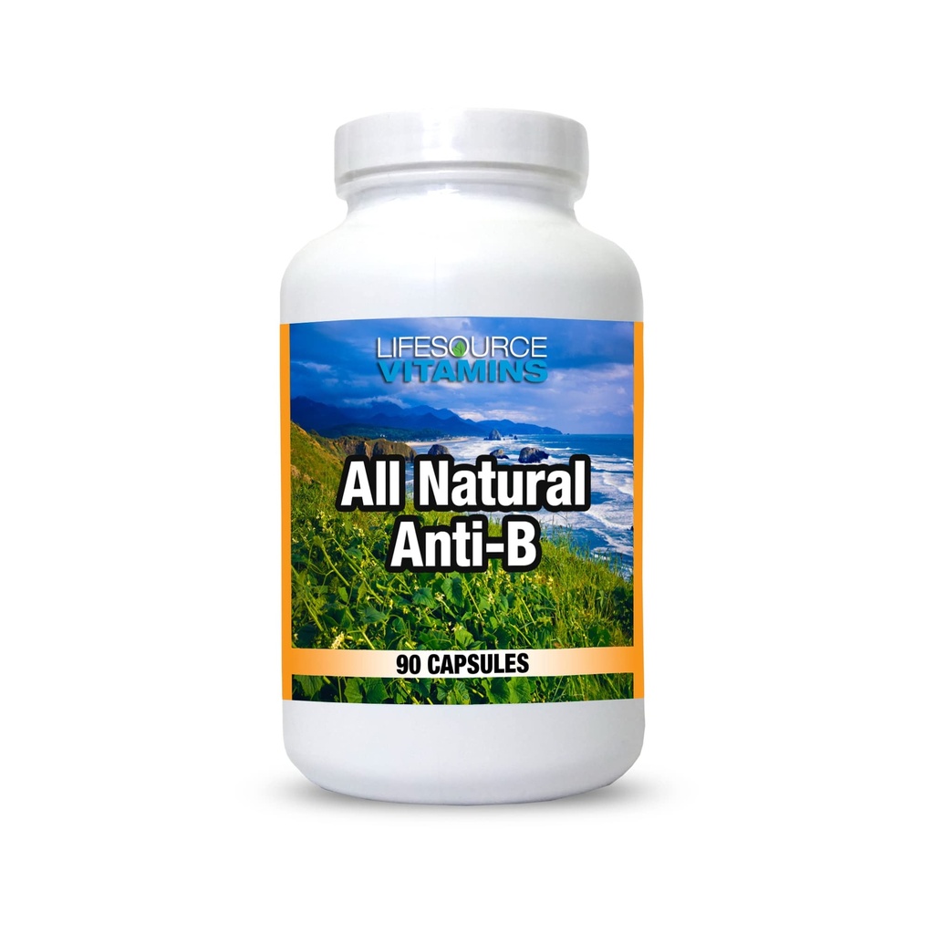 LifeSource Vitamines Tous les anti-B naturels pour le support immunitaire, 14 tous les ingrédients naturels avec l'échinacée et l'extrait d'ail, 90 capsules de défense immunitaire.