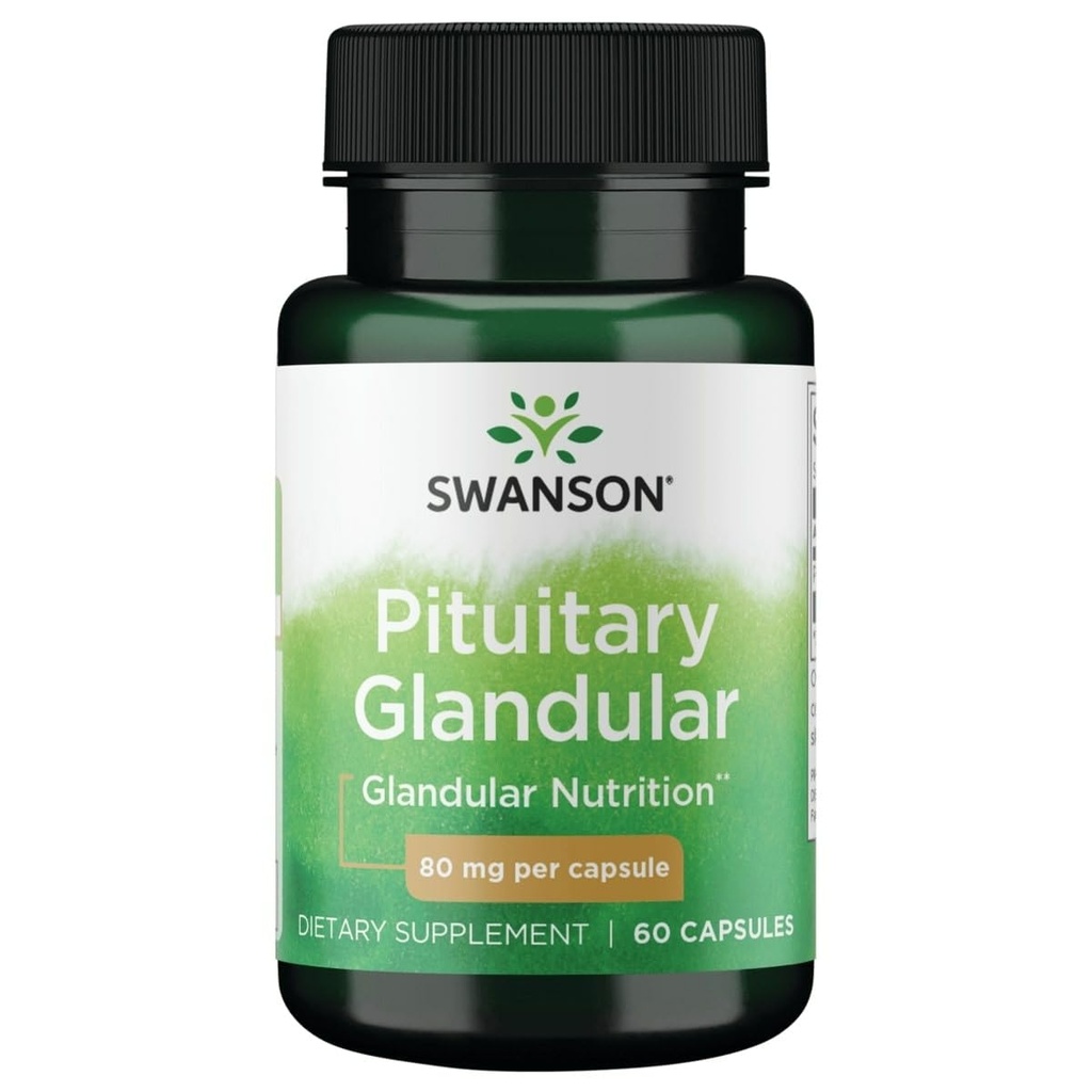 Swanson Raw Pituitary Glandular 80 Milligrammen 60 Capsules