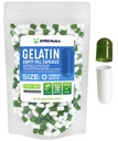 XPRS Nutra Taille 0 Capsules vides - 100 Compte Capsules de gélatine vides - Pills Bricolage Capsule Remplissage - Pure Pill Gel Caps pour Do-It-Youlf Suppléments (Vert/Blanc)