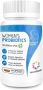 NutraBlast Vaginale Probiotica voor vrouwen Digestief, Intiem Balance, UT & Vaginale Gezondheid - 50 Miljard CFU - 6 Strains, Prebiotica, Cranberry Extract & D Mannose - Womens Probiotic (30 Tel.)