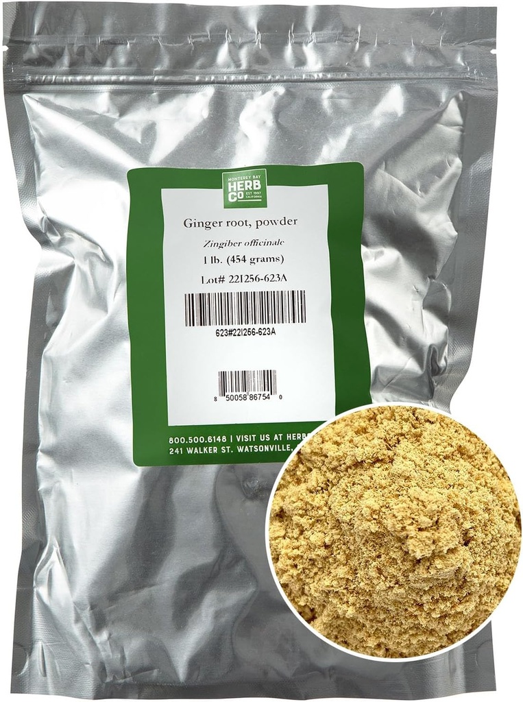MONTEREY BAY HERB CO. Poudre de racine de gingembre (en poudre)