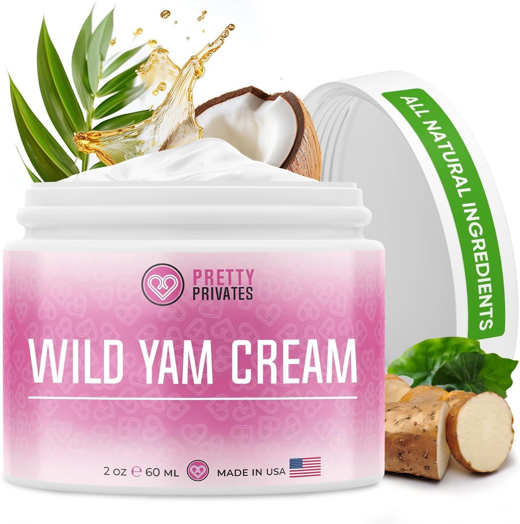 Biologische Wild Yam Cream voor Hormone Balance - Natuurlijke Wild Root voor Hormone Ondersteuning - Comfort Mood Sleep Menstrual Ondersteuning voor vrouwen met Wild Yam Olie
